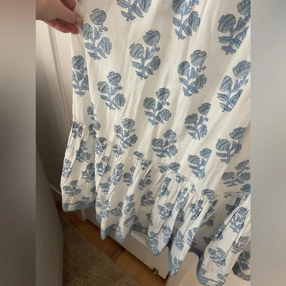 Madison Mathews Paloma Maxi Dress in Blue Floral (S) - Picture 5 of 5